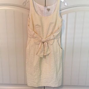 Daniel Cremieux seersucker bow dress